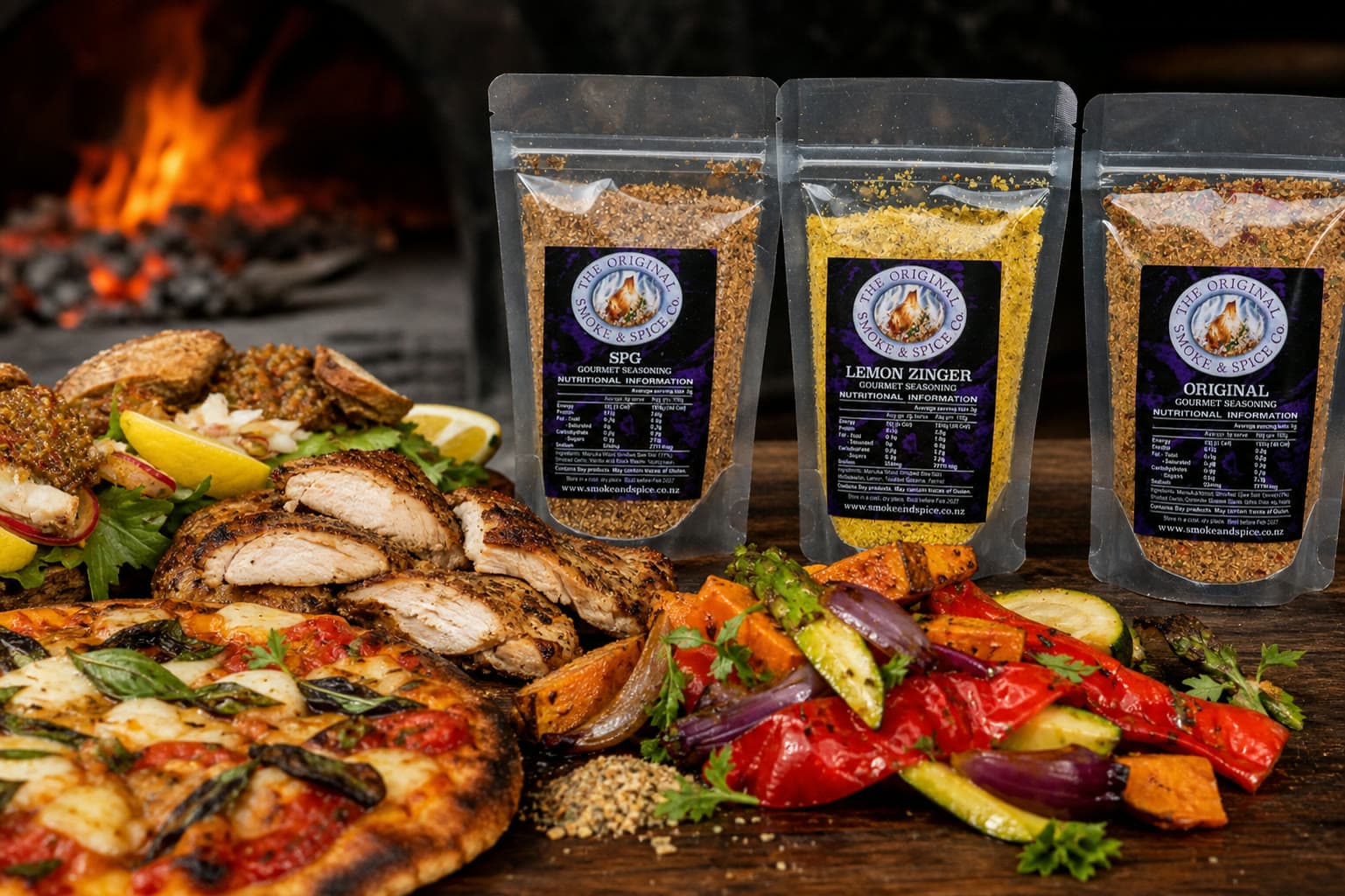 Gourmet seasoning packs